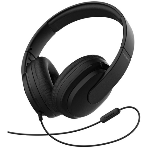 NK - Wired Over-Ear Headphones (HP-101) - Black