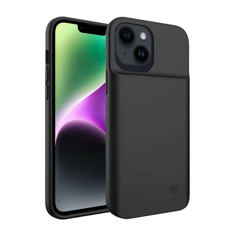 iPhone 14 Rechargeable Battery Case 6800mAh - Black