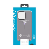 SP - CandyShell Pro Case for iPhone 14 Pro - Cloudy Grey/Spring Purple