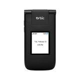 Orbic Journey V 4G LTE Flip Phone-Black-Unlocked (White Box)