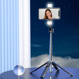 MB - Picture Perfect+ Selfie Stick & Tripod w/ Fill Light - Black