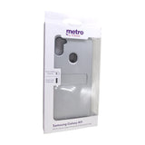 Dual Layer Case w/ Kickstand for Samsung Galaxy A11 - Silver