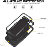 iPhone 11 Pro Max - Heavy Duty Rugged Case - Grey/Pink