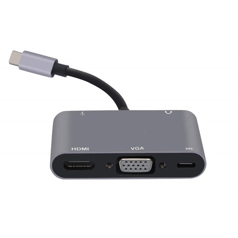 Type-C 5 in 1 Adapter w/VGA (BYL-2002)
