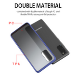 MB - Frost Hybrid Cover for Samsung Galaxy S20 Plus (6.7'') - Smoke Frosted/Red