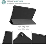 Leather Folio Case for LG G Pad 5 (2019) - Black
