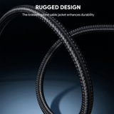 AKY - MFi Certified Lightning to USB-C Braided Cable (1.8m/5.9ft)