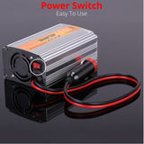150W Car Power Inverter - DC 12V to AC 110V & USB w/ Cable