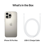 iPhone 16 Pro Max - 256GB-Natural Titanium-Unlocked (New)