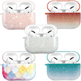 SY - Protective Case for Airpods Pro - Blue Glitter
