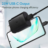 SM - 25W USB-C Wall Charger w/ USB-C Cable (Retail) - Black