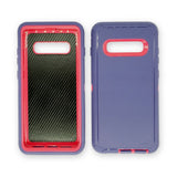 Samsung Galaxy S10 Plus - Heavy Duty Rugged Case - Purple/Pink