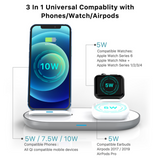 MB - 3-in-1 Wireless Charging Station - White