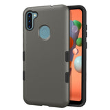 MB - Premium Cover for Samsung Galaxy A11 - Grey/Black