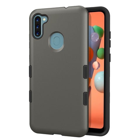 MB - Premium Cover for Samsung Galaxy A11 - Grey/Black