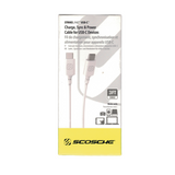 SS - Strikeline USB-C to USB-C 3FT Cable - White