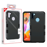 MB - TUFF Hybrid Protector Cover for Samsung Galaxy A11 - Black