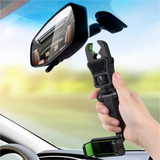 TCT - Rear View Mirror & Headrest Mount for Smartphones - Black/Gray