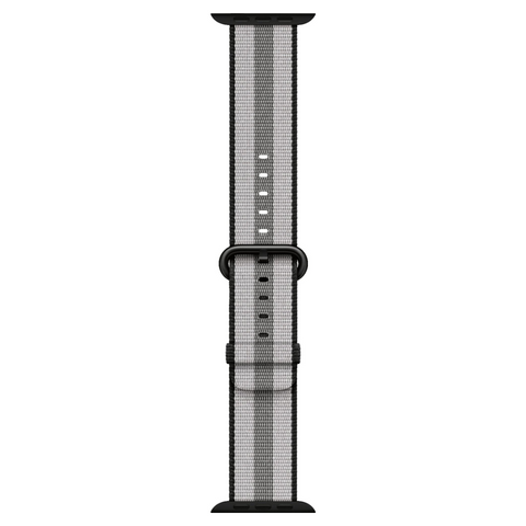 OEM Woven Nylon Band for Apple Watch 42mm - Black Stripe
