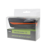 Bicycle 2 in 1 Horn + Light - Black/Red