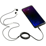 SC - Jib Wired In-Ear Headphones - White/Black