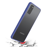 MB - Frost Hybrid Cover for Samsung Galaxy S20 Plus (6.7'') - Smoke Frosted/Red