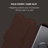 OB - Strada Case for Samsung Galaxy S9+ (Plus) - Espresso (Brown)