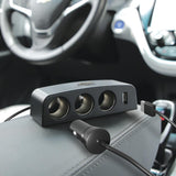 AA - 12V Car Power Station w/ 3 DC + 2 USB