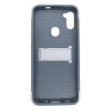 Dual Layer Case w/ Kickstand for Samsung Galaxy A11 - Silver