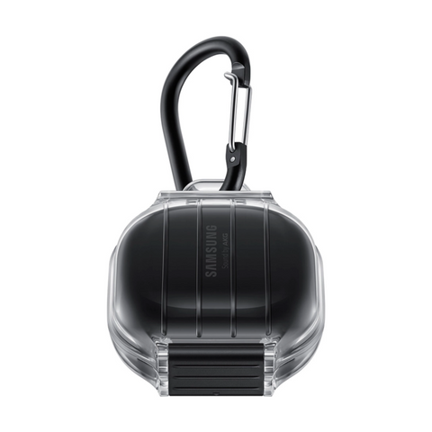 SM - Water Resistant Cover for Galaxy Buds Pro / Buds Live - Clear/Black