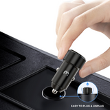 MB - 2-Port Quick Car Charger (PD 3.0 & QC 3.0) (30W) - Black