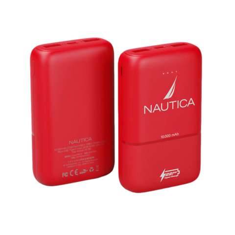 NT - 10,000mAh Pocket Size Portable Power Bank (PB215) - Red