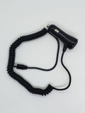 Micro-USB Coil Cord Car Charger (Black)