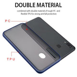 MB - Frost Hybrid Case for Samsung A20 - Black/Red