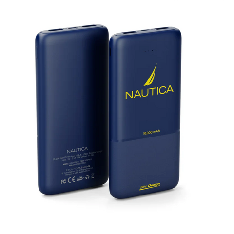 NT - 10,000mAh Slim Design Portable Power Bank (PB210) - Navy
