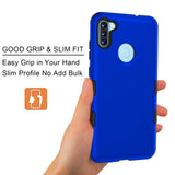 MB - Premium Cover for Samsung Galaxy A11 - Blue/Black