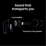 SM - Galaxy Buds3 Pro Wireless Earbud Headphones - Black