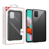 MB - Frost Hybrid Cover for Samsung Galaxy A51 4G - Smoke Frosted/Black