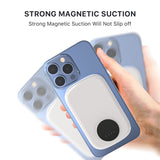 MB - 5000mAh Magnetic Wireless Power Bank w/USB-C Port for iPhone 12/13 Series - White
