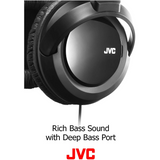 JV - HA-RX330 Deep Bass Over Ear Stereo Headphones