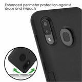 MB - Tuff Dual Layer Case for Samsung A20 - Black
