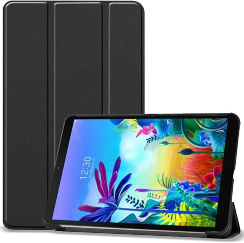 Leather Folio Case for LG G Pad 5 (2019) - Black