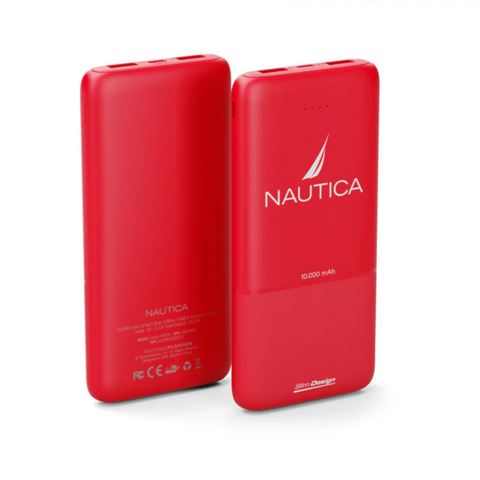 NT - 10,000mAh Slim Design Portable Power Bank (PB210) - Red