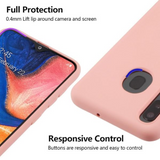 MB - Liquid Silicone Case for Samsung A50/A20 - Pink