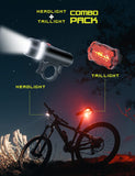 AU - 2 in 1 LED Bike Light Set