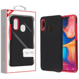 MB - Fuse Hybrid Case for Samsung A20 - Black/Red
