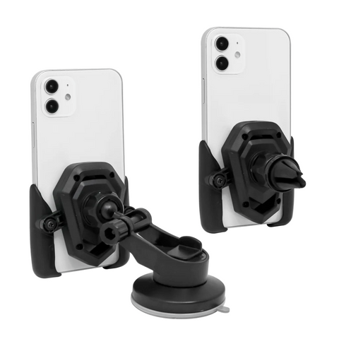 TCT - 2-in-1 Universal Phone Dash + Vent Mount - Black