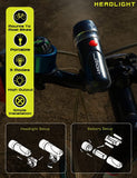 AU - 2 in 1 LED Bike Light Set