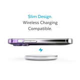 SP - GemShell Edition Case for iPhone 14 Pro - Purple Fade/Clear