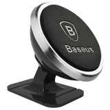 BS - 360-Degree Rotation Magnetic Mount Holder - Silver